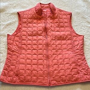 Coral Quilted Vest